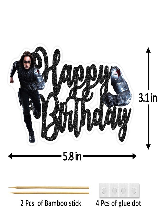 Seyal Wntr Slder Happy Birthday Cake Topper - Birthday Decorations. - Image 2