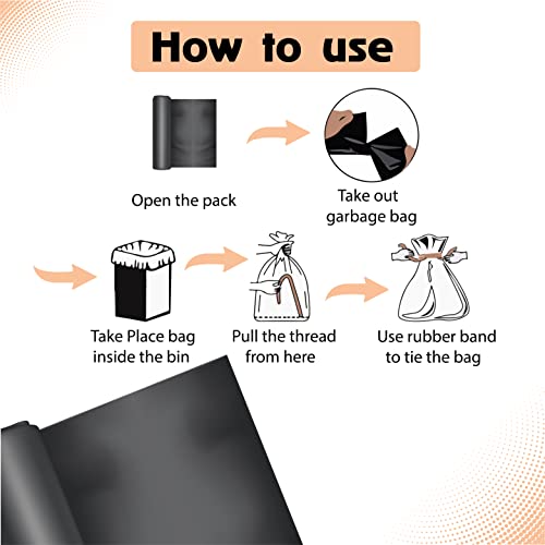 Campfire Compostable Eco-Friendly Garbage Bags-19x21 Inch Medium Size Sustainable Best Daily Waste Solution For Home,Office,shop,Hotels,Hostels,Restaurents,schools (25 * 3 Rolls) - Image 5
