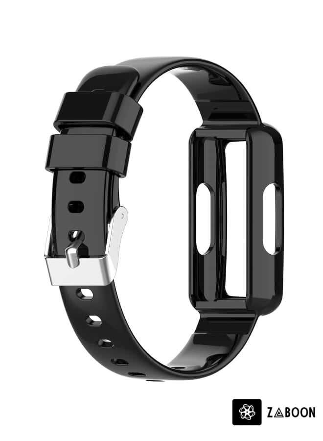 Zaboon Fitbit Luxe Transparent Silicone Integrated Watch Band - Image 1