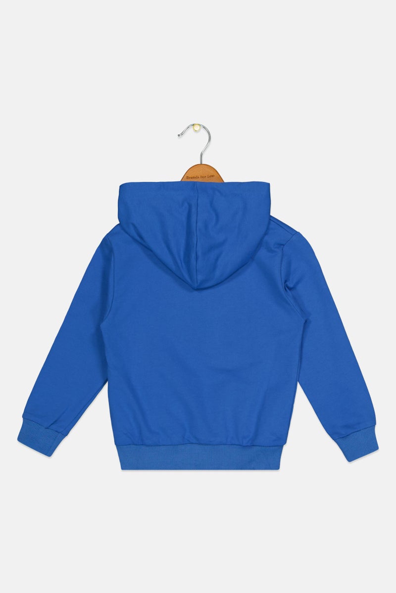 Disney Toddlers Boy Mickey And Friends Long Sleeve Hoodie, Blue - Image 3