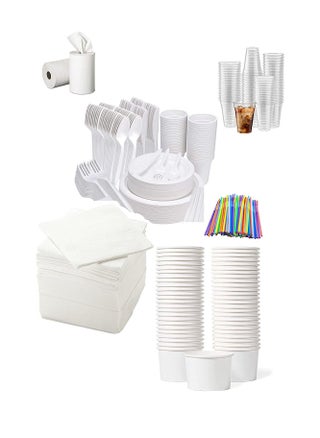 1000PC All-Inclusive Party Bundle Disposable Napkin, Juice Cups, Ice Cream Cups, Foam Plates, Foam Cups, Spoon And Fork, Maxi Rolls For 100 People - pzsku/Z279F6A3A5A341086C675Z/45/_/1681206017/18b21f86-fcab-470c-b6f3-d7dca303eb13