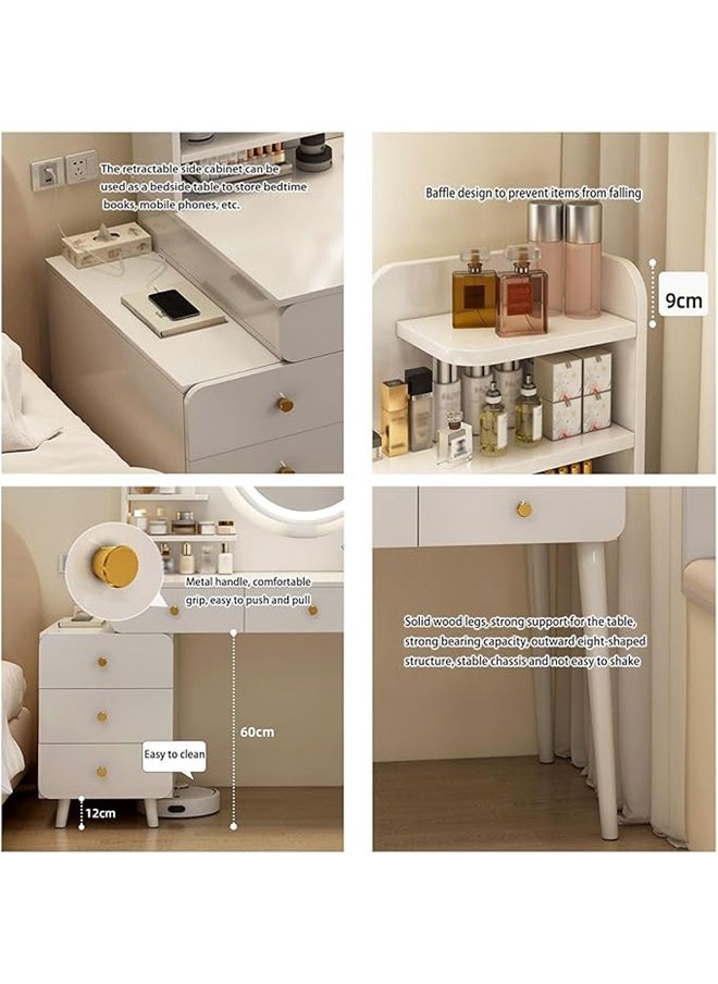 keke Multifunctional Makeup Vanity Dressing Table with LED Mirror  - Image 3