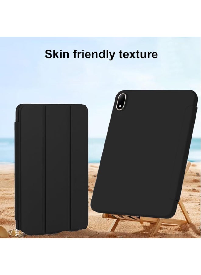 جراب لجهاز OnePlus Pad 3، غطاء ذكي قابل للطي نحيف وخفيف مصنوع من PU للحماية (مع وظيفة النوم/الاستيقاظ التلقائي)، أسود - Image 5