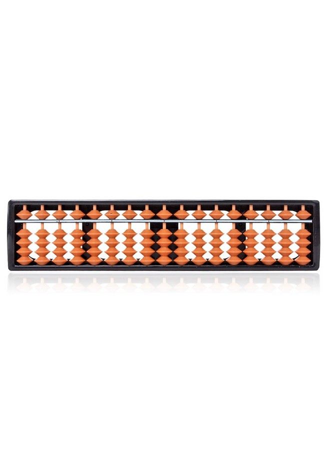 Flexzion Plastic Abacus Arithmetic Soroban Calculating Tool 17 Digits Rods 5Beads Wood Plastic Oriental Counting Calculator Portable - Image 3