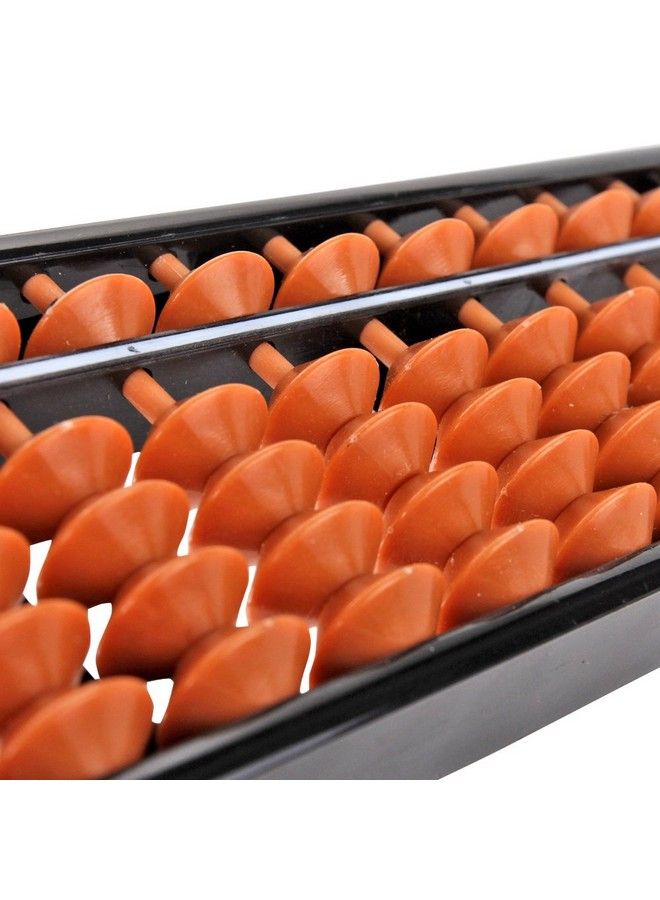 Flexzion Plastic Abacus Arithmetic Soroban Calculating Tool 17 Digits Rods 5Beads Wood Plastic Oriental Counting Calculator Portable - Image 4