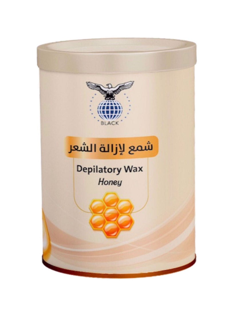 Black علبة شمع إزالة الشعر الأسود بالعسل 800 مل - Image 1
