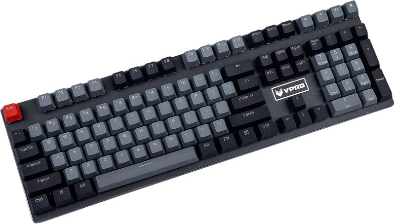 YMDK Double Shot 108 Dyed PBT Shine Through OEM Profile Dolch Keycap for MX Switches Mechanical Keyboard（Only Keycap） (Dolch) - Image 3