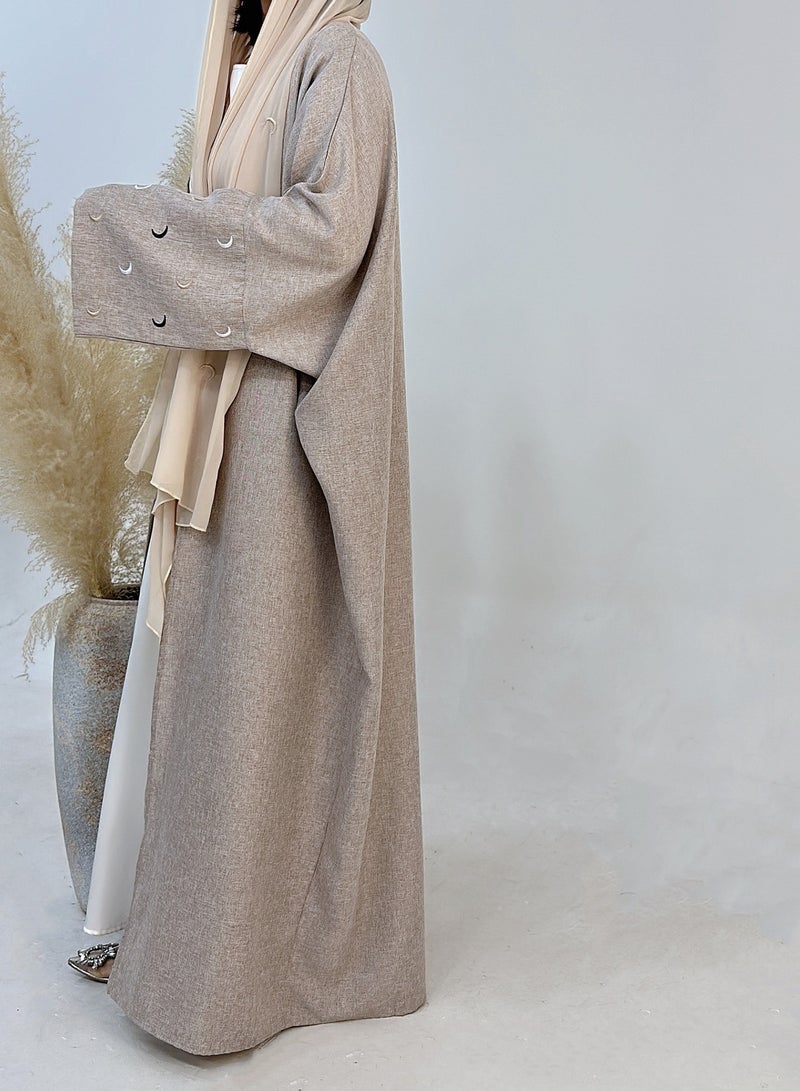 إسكدنيا Women Muslim Robe, Comfortable and Breathable Muslim Islamic Prayer Dress Clothes, Embroidered Elegant Soft Abaya for Women for Daily Wear, Prayer, Ramadan, Festival, ( Size XL, Black) - Image 2