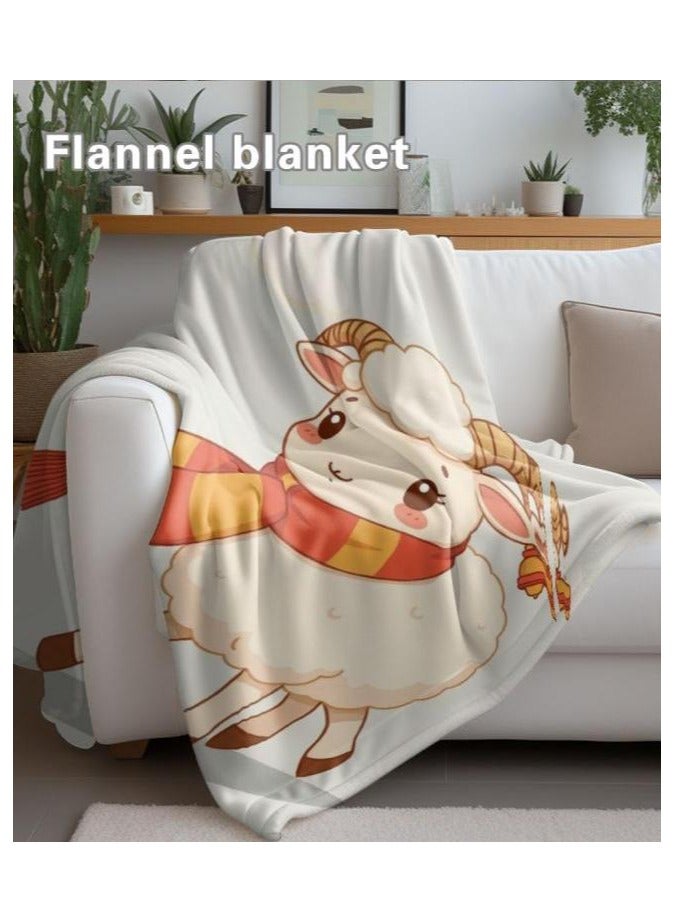 general Children's or student cartoon flannel thin blanket (warm and comfortable, suitable for sleep, games) 100cm*150cm - 871 - Image 1