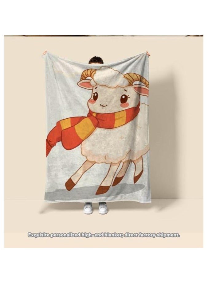 general Children's or student cartoon flannel thin blanket (warm and comfortable, suitable for sleep, games) 100cm*150cm - 871 - Image 3