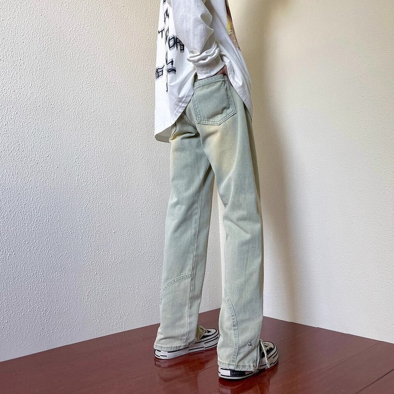 Unisex Casual Daily Denim Jeans - Image 1