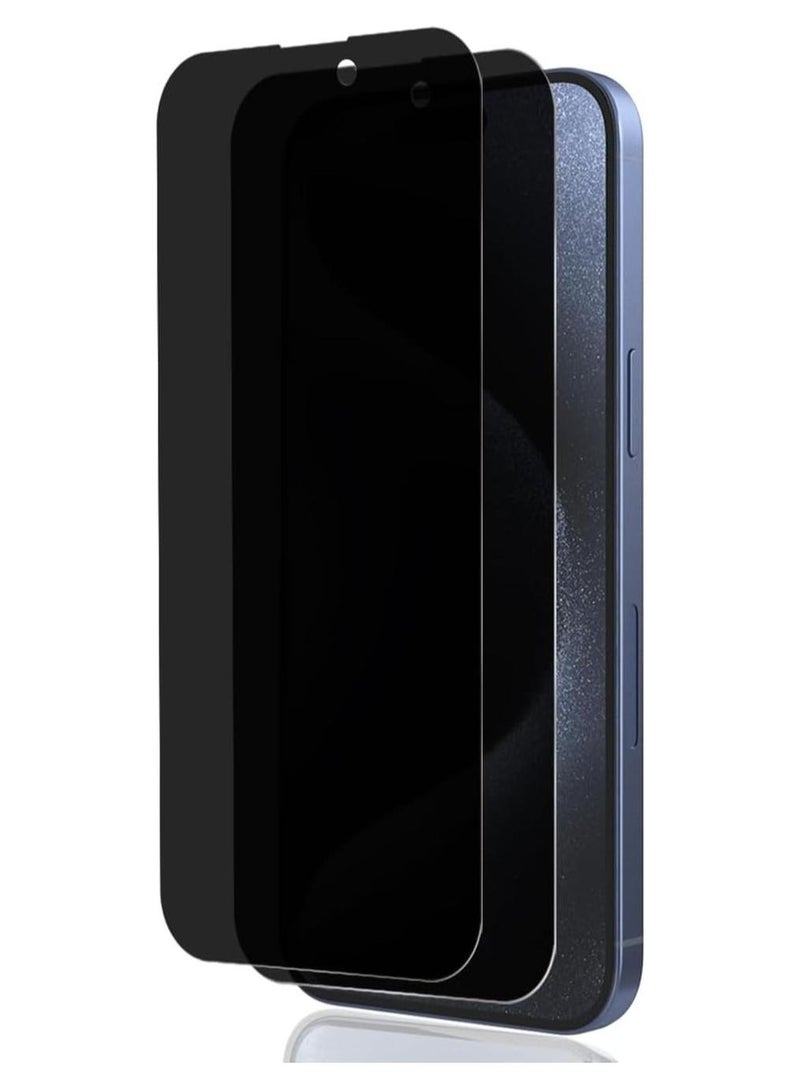 ACLIX Screen Protector for iPhone 15 Pro Max Privacy Tempered Glass, Privacy Anti-Spy Easy to Install, Screen Protector Screen Protector Tempered Glass Film for iPhone 15 Pro Max - Image 1