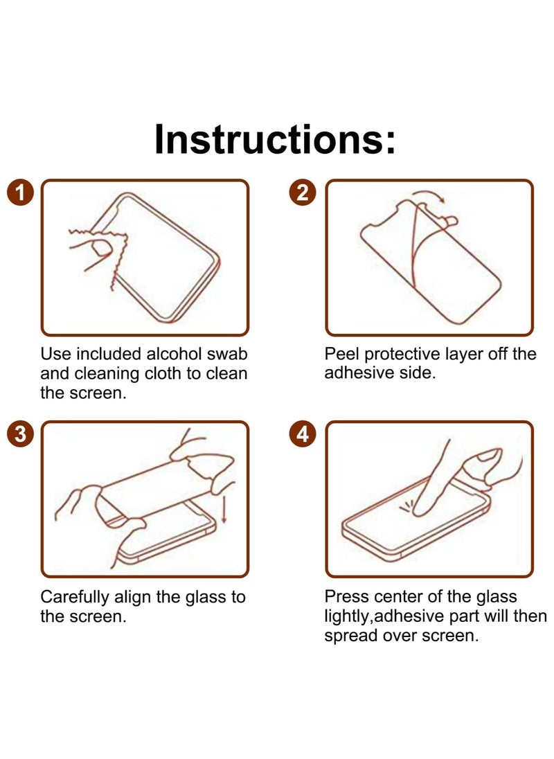 Denx DENX Screen Protector for iPhone 15 Pro Max Privacy Tempered Glass, Privacy Anti-Spy Easy to Install, Screen Protector Screen Protector Tempered Glass Film for iPhone 15 Pro Max  - Image 5