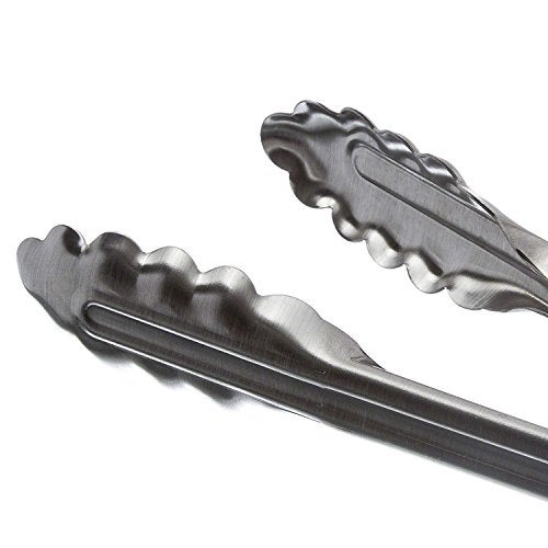 Edlund - 9 inch heavy duty stainless steel restaurant tongs with Lock - 4409 HDL - 2 pack - Image 3