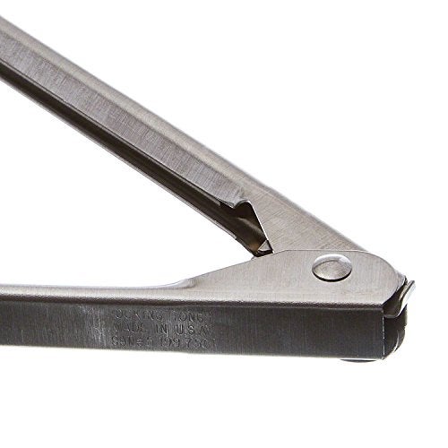 Edlund - 9 inch heavy duty stainless steel restaurant tongs with Lock - 4409 HDL - 2 pack - Image 2