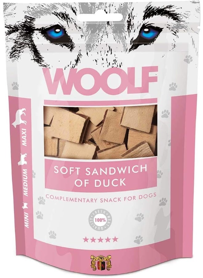 Woolf Soft Sandwich Of Duck 100X100G