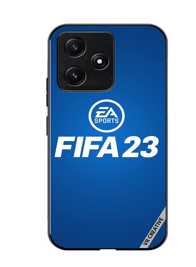 VR CREATIVE Protective Case Cover For Xiaomi Poco M6 Pro 5G Fifa 23 Blue Ea Design Multicolour - Image 1