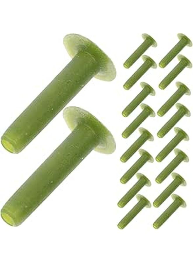 Plastic Flower Stem Fixators For DIY Crafting And Wedding Bouquets 100 Pieces - Image 1