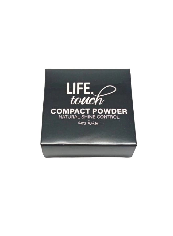 LIFE touch Life.touch Compact Powder - Natural Shine Control with Velvety Finish - Shade - 04 - Image 5