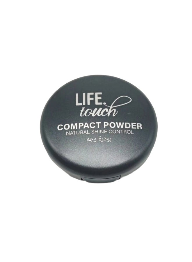 LIFE touch Life.touch Compact Powder - Natural Shine Control with Velvety Finish - Shade - 04 - Image 3