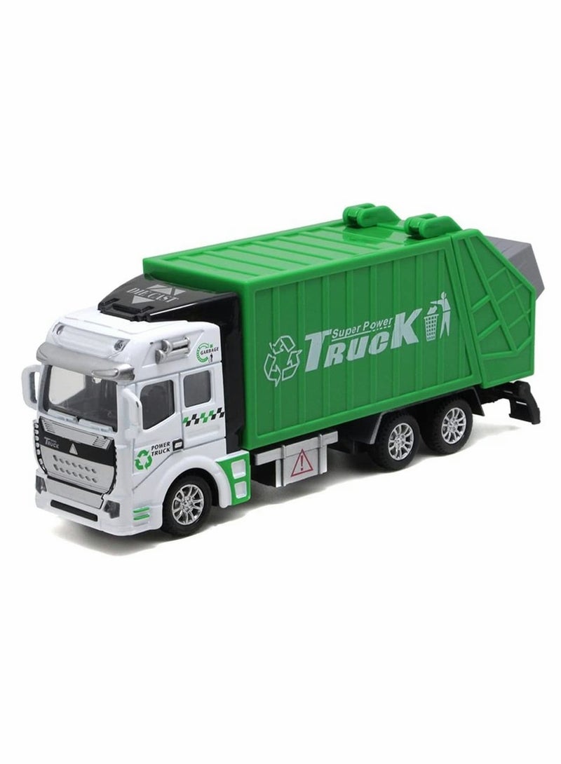 Excefore Garbage Truck Toy, 1/42 Collection Rubbish Lorry Truck Toy for Boys Gift - Image 1