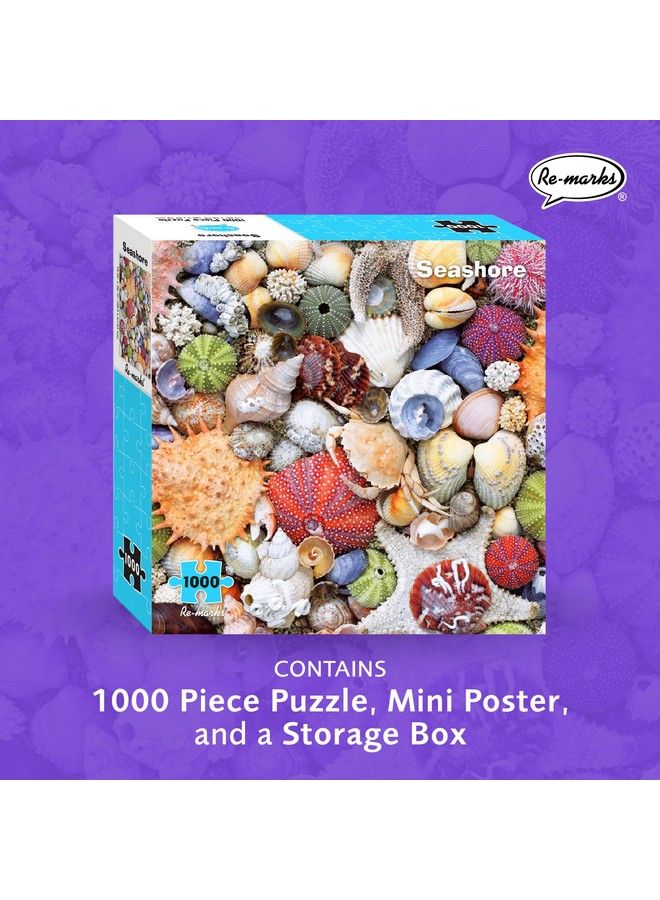 Re-Marks Seashore 1000 Piece Puzzle Artistic Jigsaw Puzzle For All Ages - Image 3