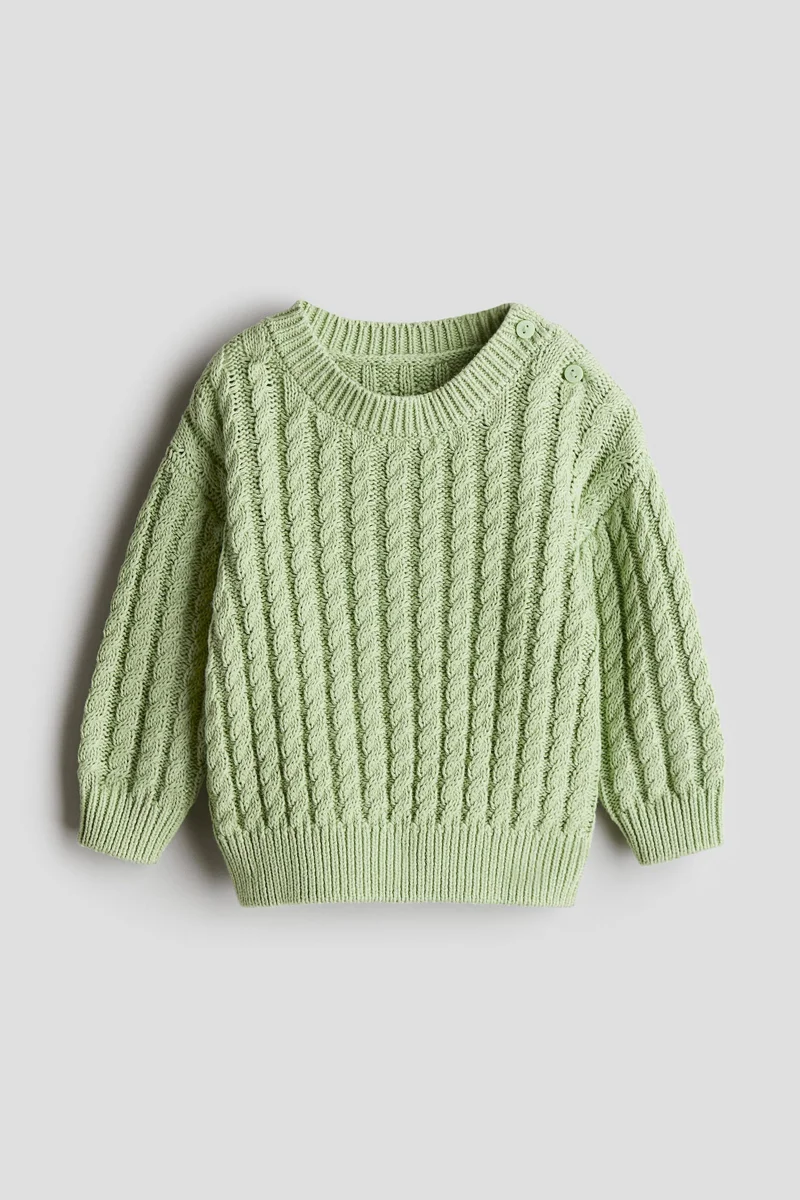 H&M Cable-knit cotton jumper
