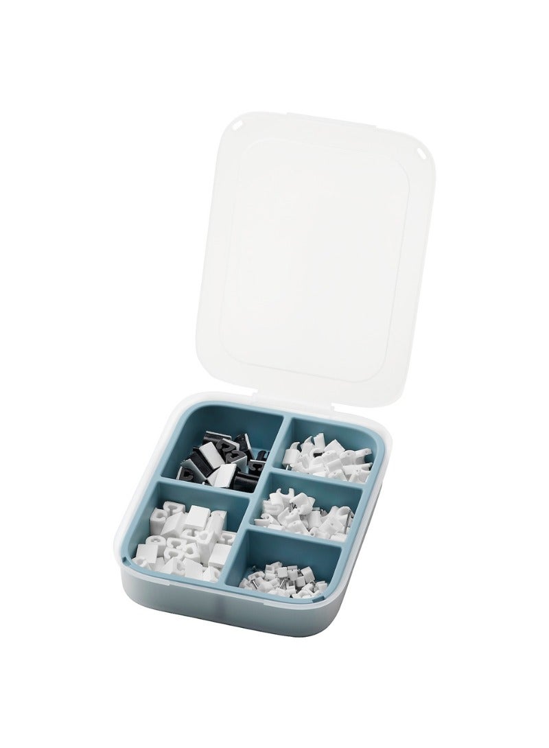 150-Piece Cable Management Set, Assorted Sizes, Easy Organization Solution - Image 1