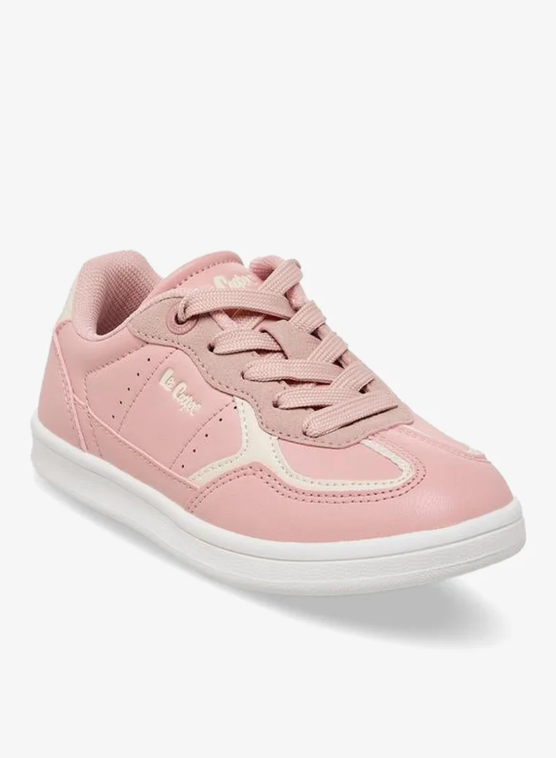 لي كوبر Girls Lace-Up Ankle School Sneakers