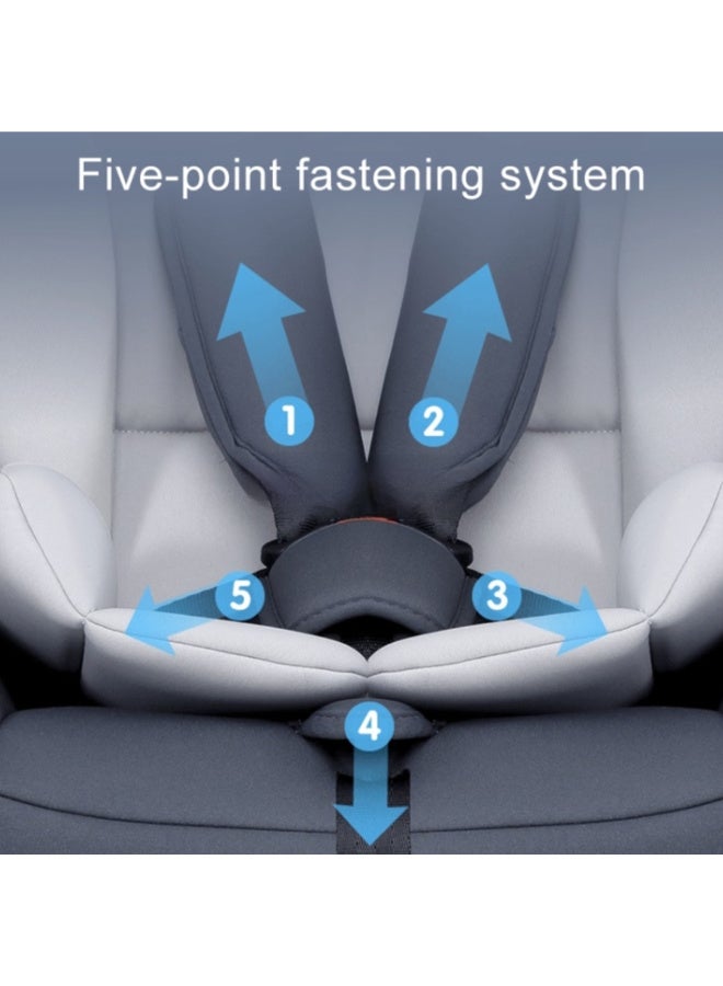 Minime Convertible Infant & Toddler Car Seat 4-in-1 | Rear-Facing, Forward-Facing, Booster Modes | Aluminum Frame, Deep Side-Impact Protection | Adjustable Handlebar | Washable Fabric 0-36 Months - Image 5