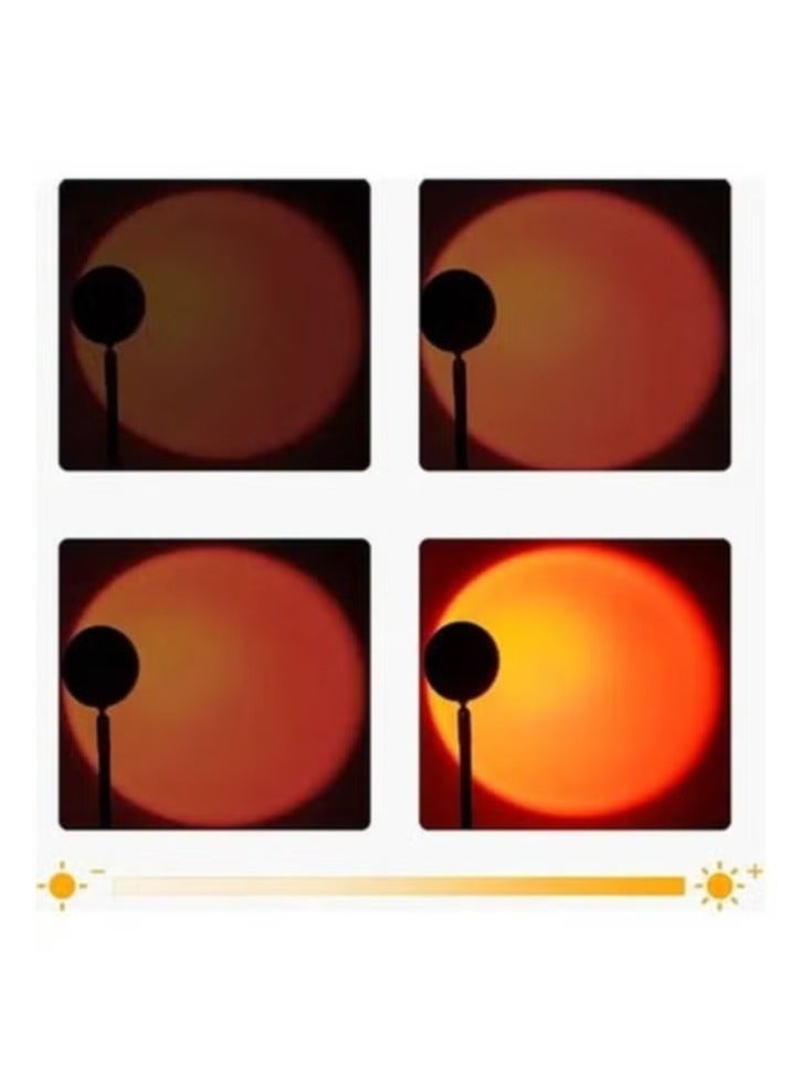 ACLIX 16 Colors Portable Modern Style Antique Designed Sunset Projection Light Lamp Multicolour 27 x 10 x 10cm - Image 2