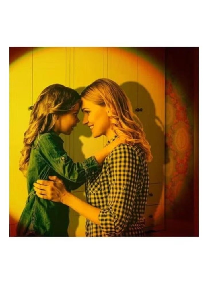 ACLIX 16 Colors Portable Modern Style Antique Designed Sunset Projection Light Lamp Multicolour 27 x 10 x 10cm - Image 3