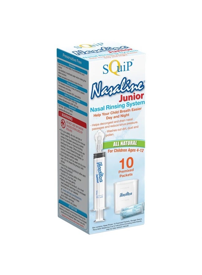 Squip Nasaline Junior Nasal Rinsing System, 3.1 Fl Oz (Pack of 1) - Image 1