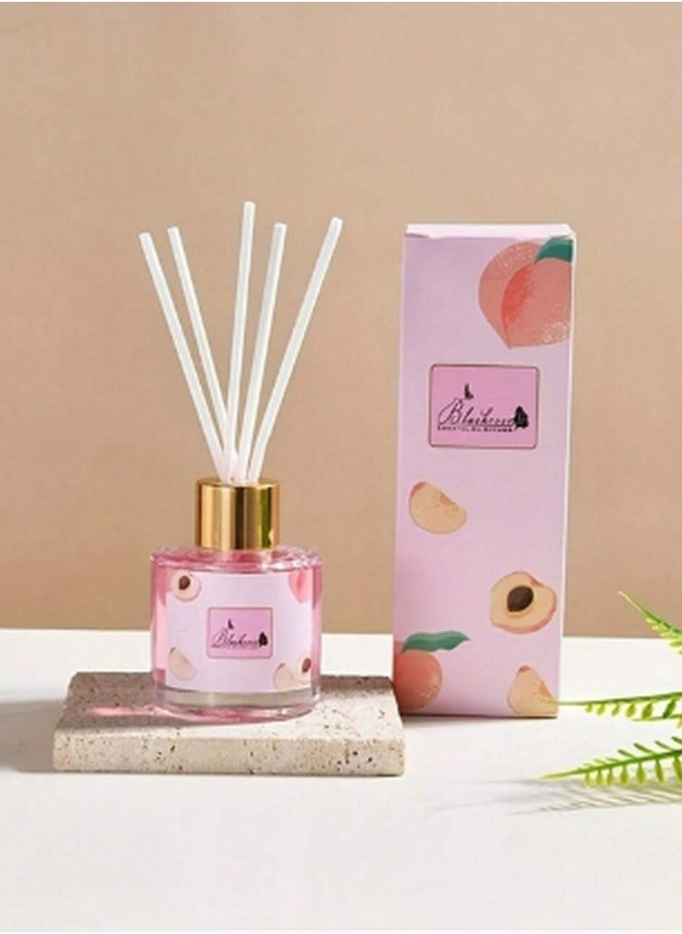 Blackwestin Mystic Fruit Fragrance Reed Diffusers, Long-Lasting Aromatic Air Freshener For Home, Office, Living Room, Bedroom, Bathroom Odor Eliminator (Persian Apple)  - Image 1
