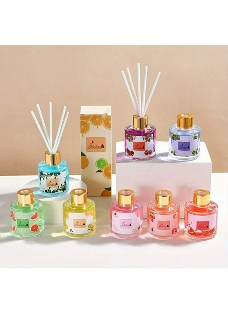Blackwestin Mystic Fruit Fragrance Reed Diffusers, Long-Lasting Aromatic Air Freshener For Home, Office, Living Room, Bedroom, Bathroom Odor Eliminator (Persian Apple)  - Image 2