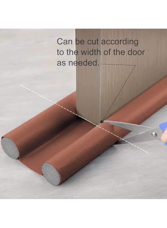YONK Door Draft Stopper Door Draft Blocker Noise Reduction Sound Proof Door Sweeps Weather Stripping Adjustable Under Door Seal