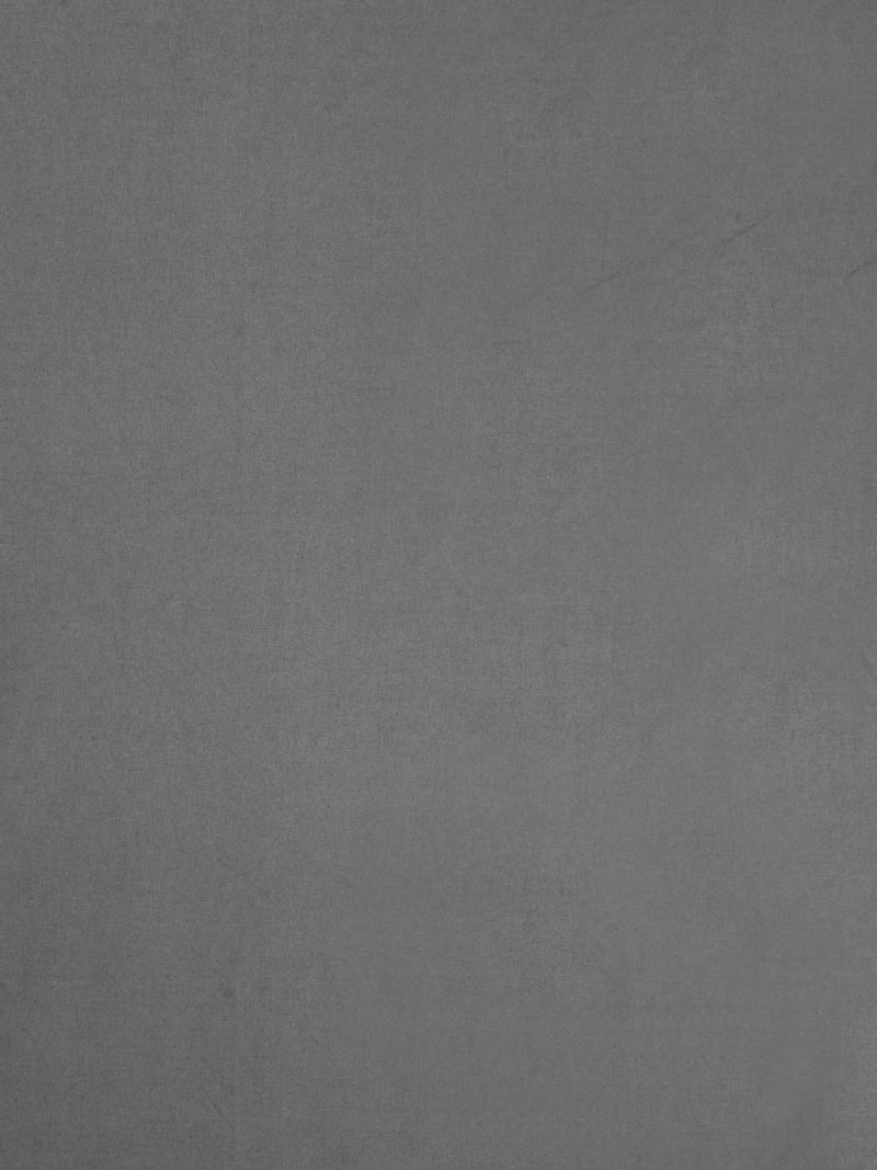 OPTRA Basics Solid & Plain 300 Tc Microfiber Bedsheet with Pillow Cover (Single Bed, Grey Slate) - Image 3