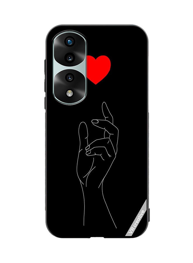 VR CREATIVE Protective Case Cover For Honor 70 Pro Hear Amoled Design Multicolour - Image 1