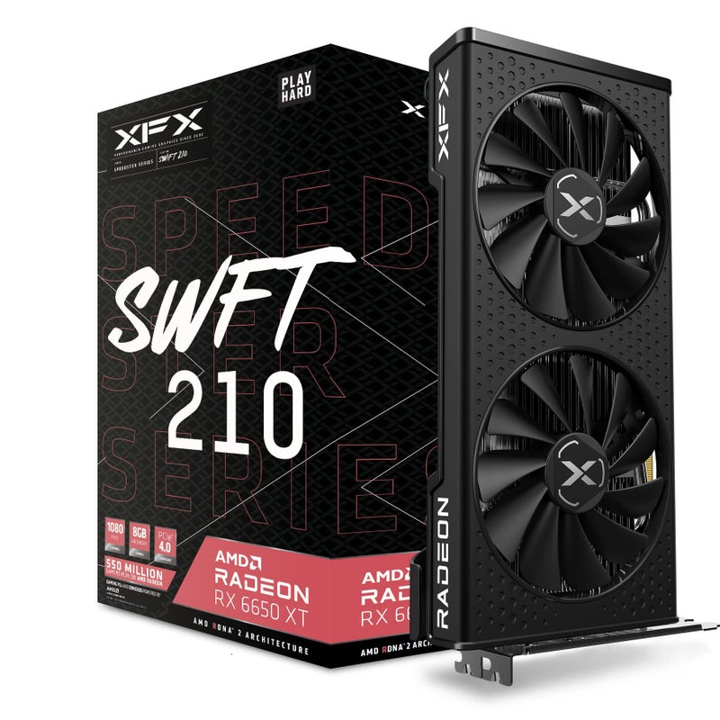 XFX SWFT210 RADEON RX 6650 XT CORE للألعاب - Image 1