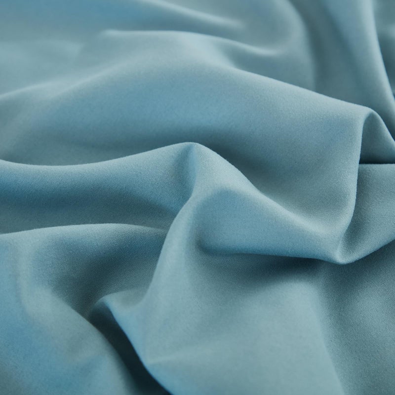 Merryword Dusty Blue Body Pillow Cover 20x54inches Long Pillowcase Ruffled Pillowcases Shabby Chic Ruffled Fringe Decor Body Ruffled Pillow Sham Cute Pillowcase (1 Body  Dusty Blue) - Image 4