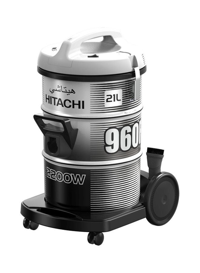 هيتاشي مكنسة كهربائية 21 L 2200 W CV-960F SS220 PG أسود/ فضي - Image 2