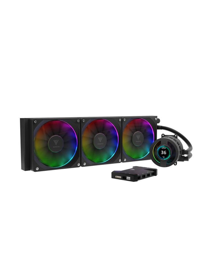 Gamdias CHIONE P3-360U IPS LCD Screen Liquid Cooler