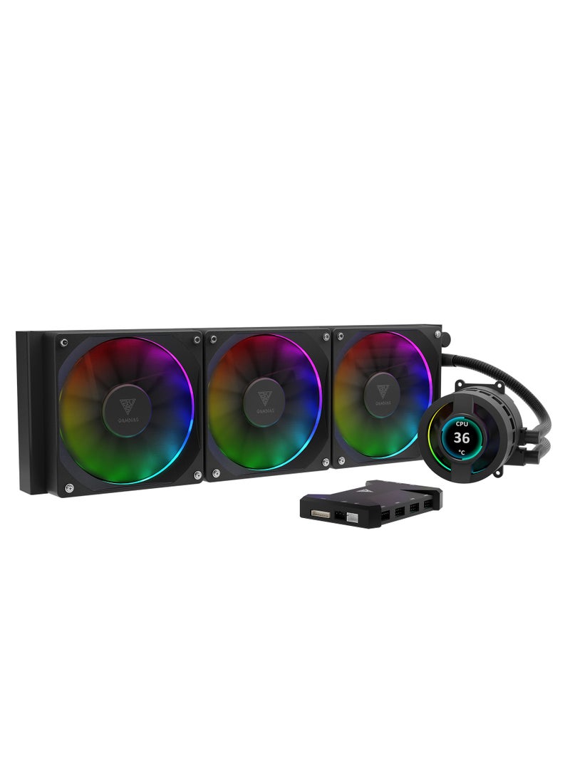 Gamdias CHIONE P3-360U IPS LCD Screen Liquid Cooler