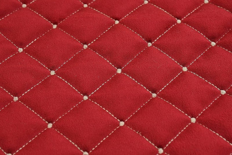 Hardeep Hardeep Velvet Touch Chenille Diwan Bedsheet Set of 8 Pieces for Living Room Dining Hall 1 Single Bedsheet 5 Cushion Covers 2 Bolster Set of 8 Maroon  - Image 3