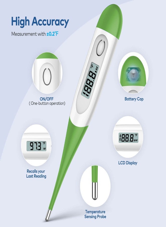 Boncare Rectal Thermometer for Baby 2 Packs (Dark Blue+Green) - Image 4
