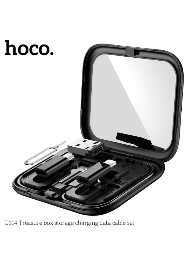 hoco. U114 Treasure box storage charging data cable set - Image 2