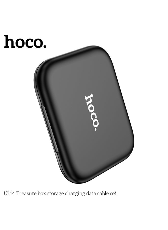 hoco. U114 Treasure box storage charging data cable set - Image 4