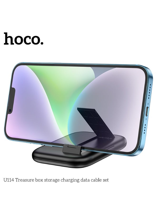 hoco. U114 Treasure box storage charging data cable set - Image 3