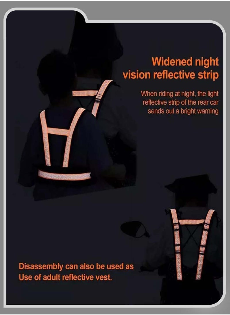 Child Motorcycle Safety Harness for Kids, Anti-Fall Bike Motorcycle Back Seat Belt, Cycling Walking Harness, Secure Reflective Strip Design, Suitable 2-12 Ages, Orange/Black - pzsku/Z27A0DF7B7DF334587ECDZ/45/_/1733887508/99b595ff-e56f-4c08-86b1-93b0210eba62