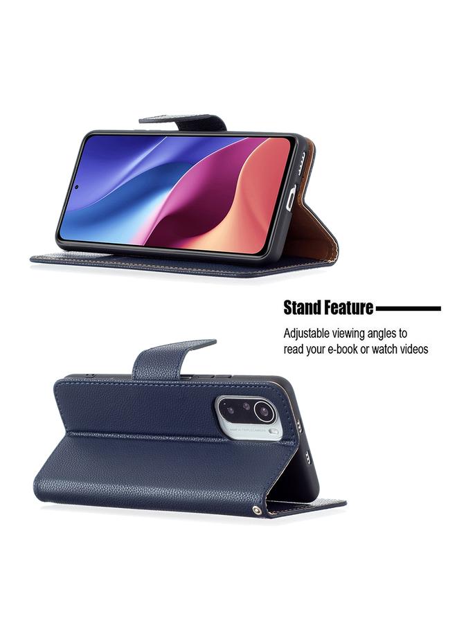 Case For Xiaomi Mi 11i / Poco F3 / Redmi K40 /K40 Pro Litchi Texture Pure Color Horizontal Flip Leather Case with Holder & Card Slots & Wallet & Lanyard  - Image 5